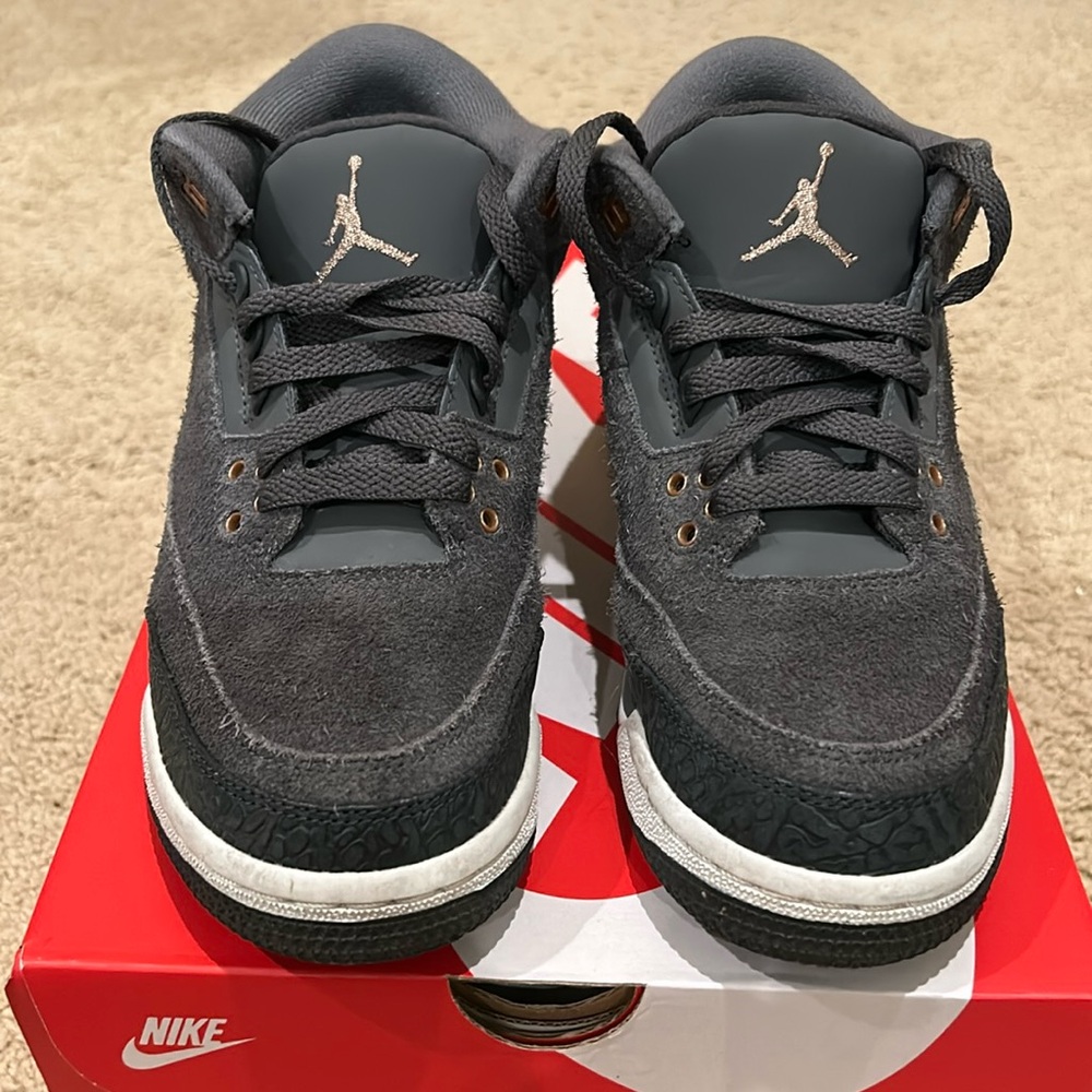 Jordan 3 Anthracite 6.5Y - Picture 2 of 6